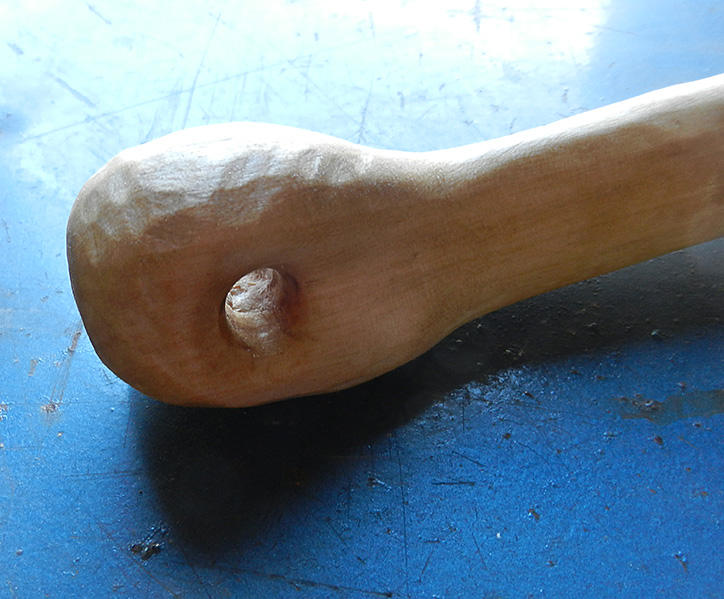 big wooden spoon