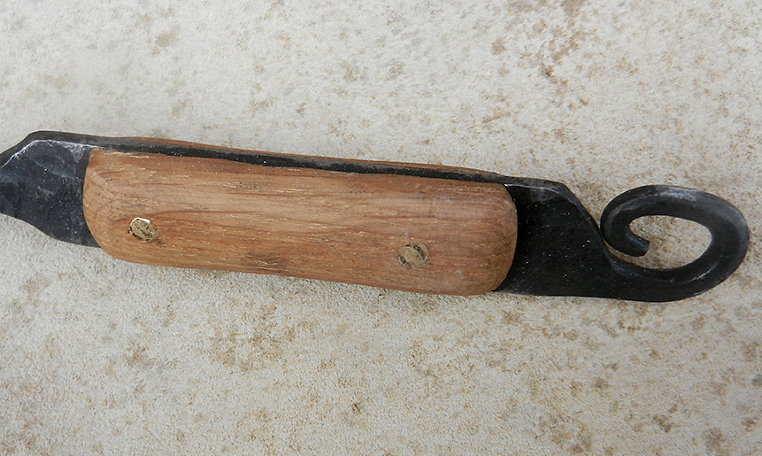 eikenhouten handvat